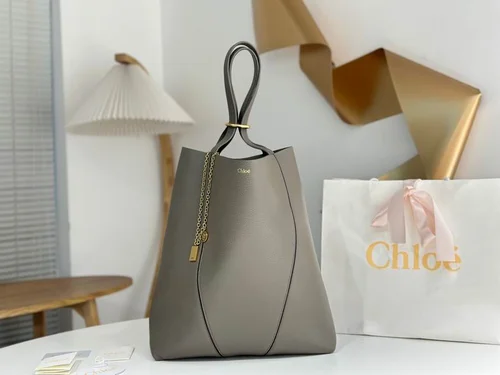 Chloe Spin Top Handle Bag Original Authentic Luxury Leather