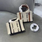 11 Chloe Woody Large Canvas Tote Bag Women Luxury Designer