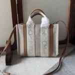 11 Chloe Woody Large Canvas Tote Bag Women Luxury Designer