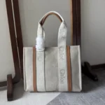 11 Chloe Woody Large Canvas Tote Bag Women Luxury Designer