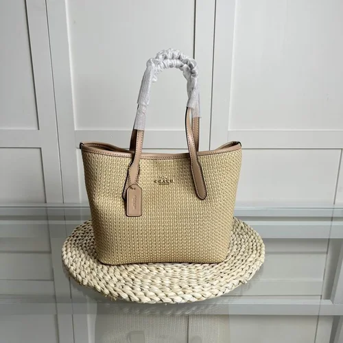 11 Coach Large Shopping Bag Canvas Women Luxury Designer