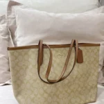 11 Coach Large Shopping Bag Canvas Women Luxury Designer