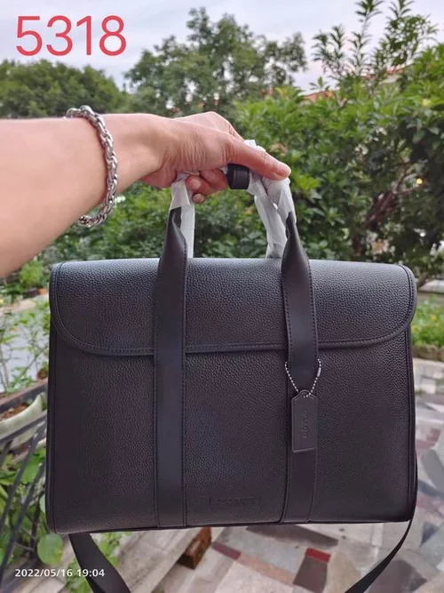 11 Coach Briefcase Men Luxury Leather Business Bag Designer