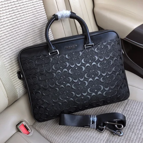 11 Coach Briefcase Men Luxury Leather Business Bag Designer