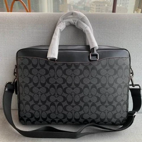 11 Coach Briefcase Men Luxury Leather Business Bag Designer