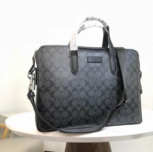 11 Coach Briefcase Men Luxury Leather Business Bag Designer