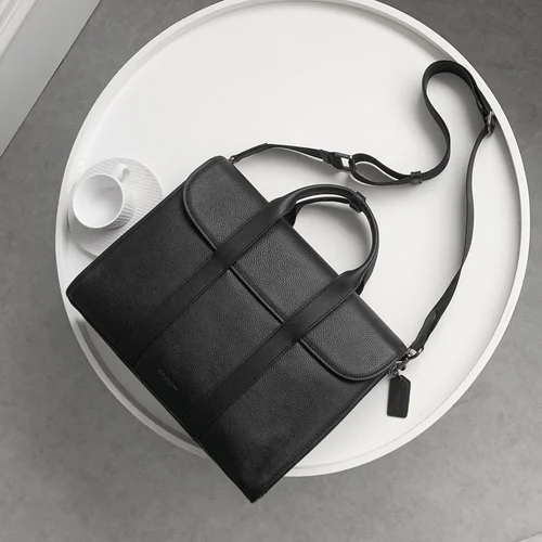 11 Coach Briefcase Men Luxury Leather Business Bag Designer