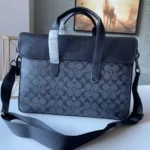 11 Coach Briefcase Men Luxury Leather Business Bag Designer