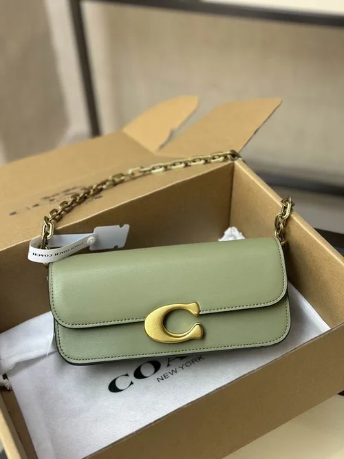 11 Coach One Shoulder Bag Women Large Luxury Leather Designer