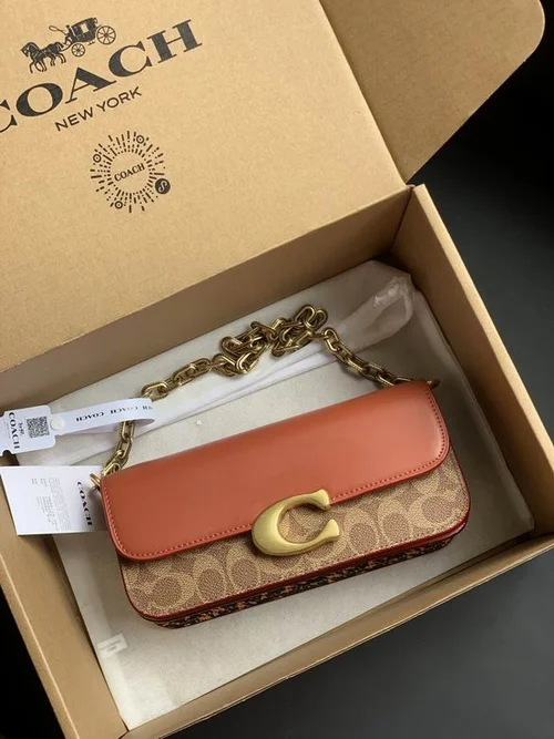 11 Coach One Shoulder Bag Women Large Luxury Leather Designer