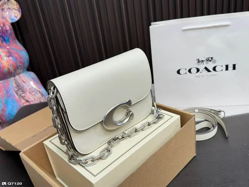 11 Coach One Shoulder Bag Women Large Luxury Leather Designer