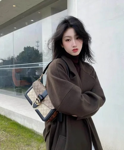 11 Coach One Shoulder Bag Women Large Luxury Leather Designer