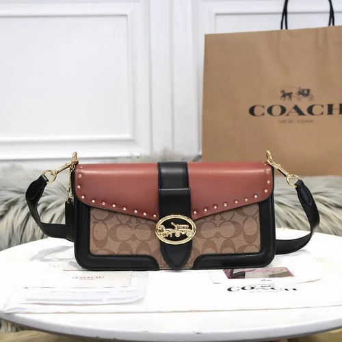 11 Coach One Shoulder Bag Women Large Luxury Leather Designer