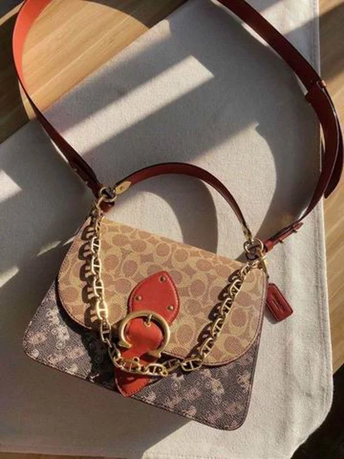 11 Coach One Shoulder Bag Women Large Luxury Leather Designer