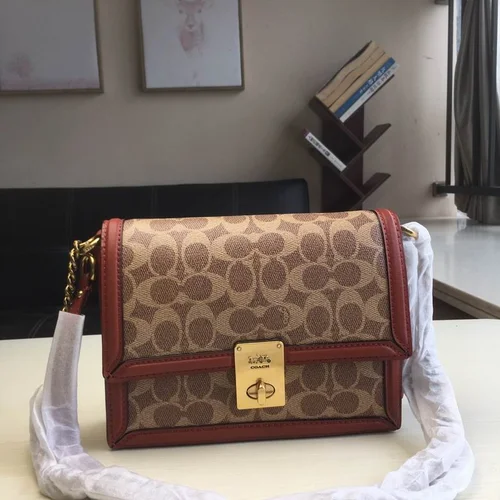 11 Coach One Shoulder Bag Women Large Luxury Leather Designer