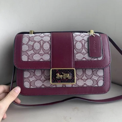 11 Coach One Shoulder Bag Women Large Luxury Leather Designer