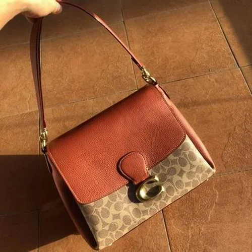 11 Coach One Shoulder Bag Women Large Luxury Leather Designer