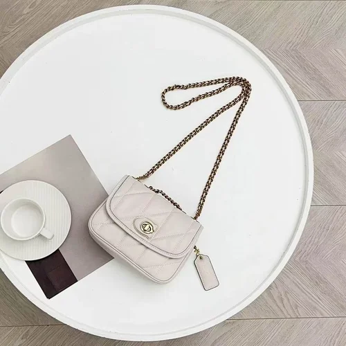 11 Coach One Shoulder Bag Women Large Luxury Leather Designer