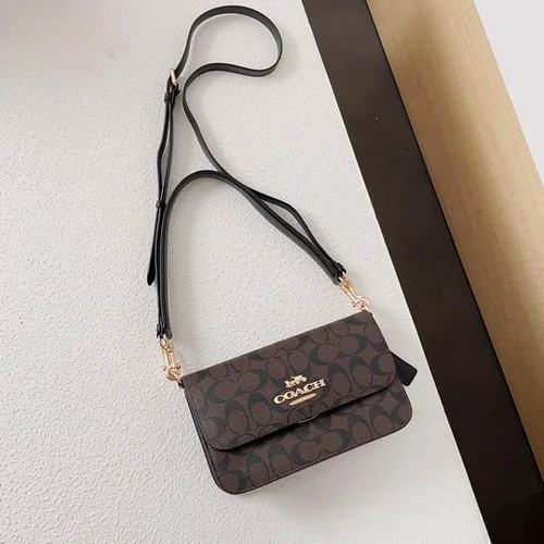 11 Coach One Shoulder Bag Women Large Luxury Leather Designer