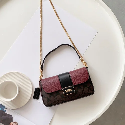 11 Coach One Shoulder Bag Women Large Luxury Leather Designer