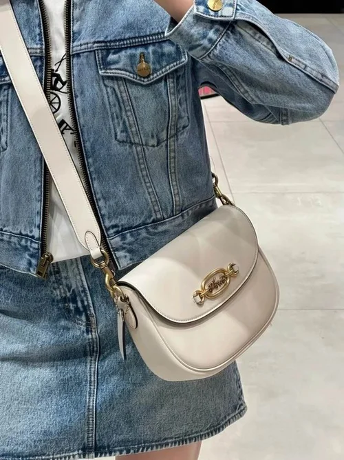 11 Coach One Shoulder Bag Women Large Luxury Leather Designer