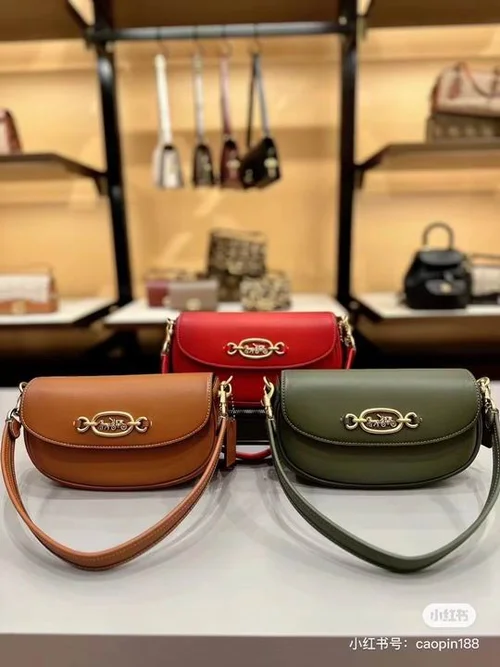 11 Coach One Shoulder Bag Women Large Luxury Leather Designer