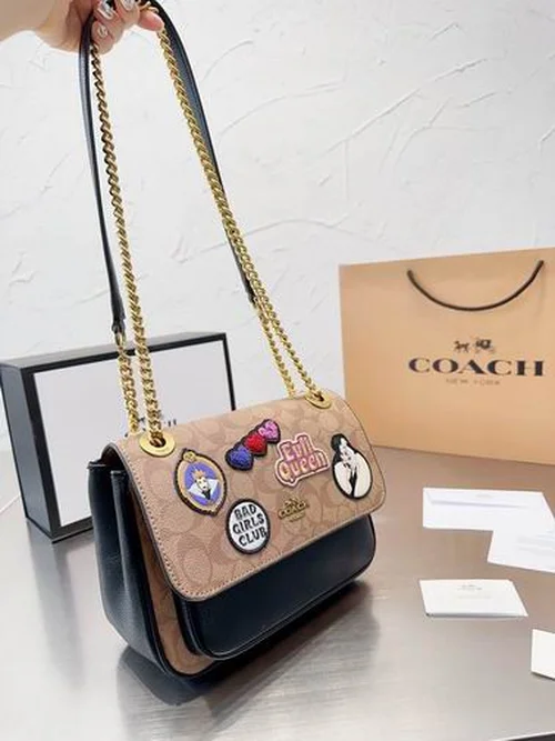 11 Coach One Shoulder Bag Women Large Luxury Leather Designer