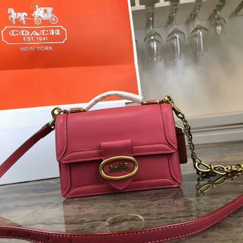 11 Coach One Shoulder Bag Women Large Luxury Leather Designer