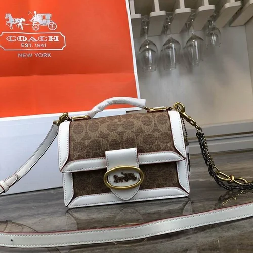 11 Coach One Shoulder Bag Women Large Luxury Leather Designer