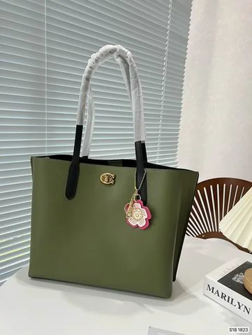 11 Coach Large Tote Bag Women Luxury Canvas Leather Designer
