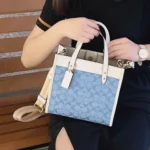 11 Coach Large Tote Bag Women Luxury Canvas Leather Designer