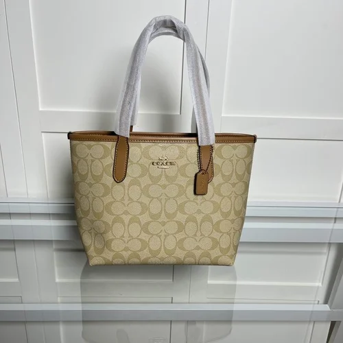 11 Coach Large Tote Bag Women Luxury Canvas Leather Designer