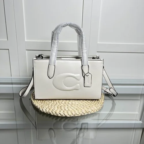 11 Coach Large Tote Bag Women Luxury Canvas Leather Designer