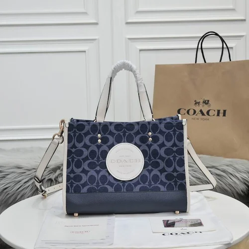 11 Coach Large Tote Bag Women Luxury Canvas Leather Designer
