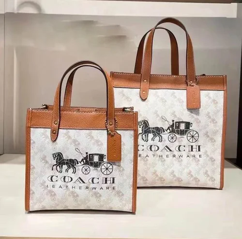 11 Coach Large Tote Bag Women Luxury Canvas Leather Designer