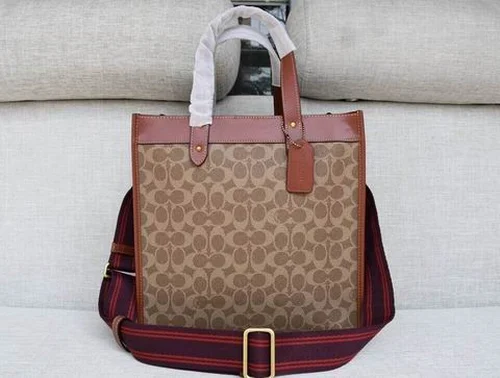 11 Coach Large Tote Bag Women Luxury Canvas Leather Designer