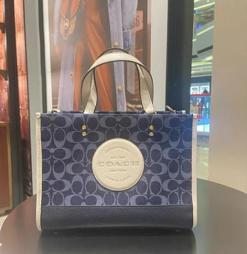 11 Coach Large Tote Bag Women Luxury Canvas Leather Designer