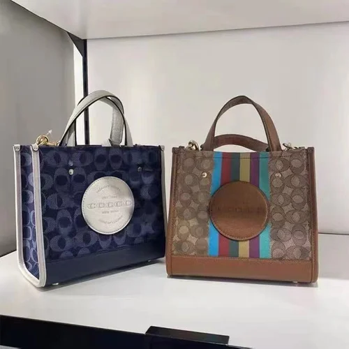 11 Coach Large Tote Bag Women Luxury Canvas Leather Designer