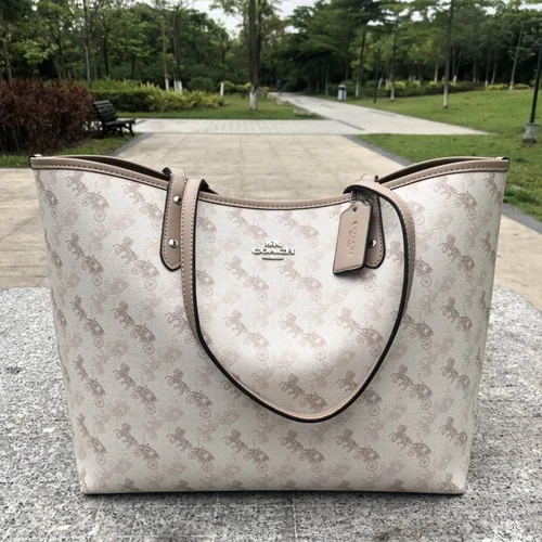 11 Coach Large Tote Bag Women Luxury Canvas Leather Designer