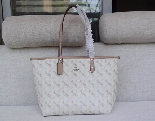 11 Coach Large Tote Bag Women Luxury Canvas Leather Designer