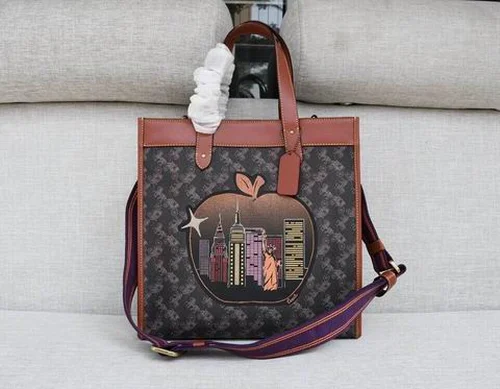 11 Coach Large Tote Bag Women Luxury Canvas Leather Designer