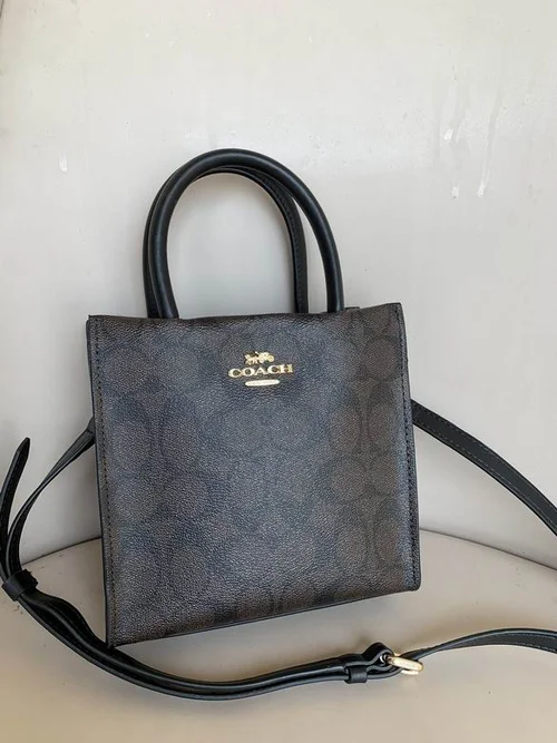 11 Coach Large Tote Bag Women Luxury Canvas Leather Designer