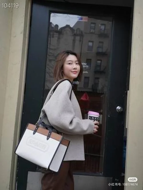 11 Coach Large Tote Bag Women Luxury Canvas Leather Designer