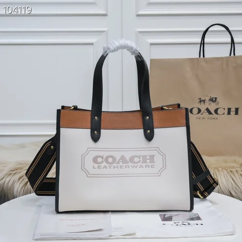 11 Coach Large Tote Bag Women Luxury Canvas Leather Designer