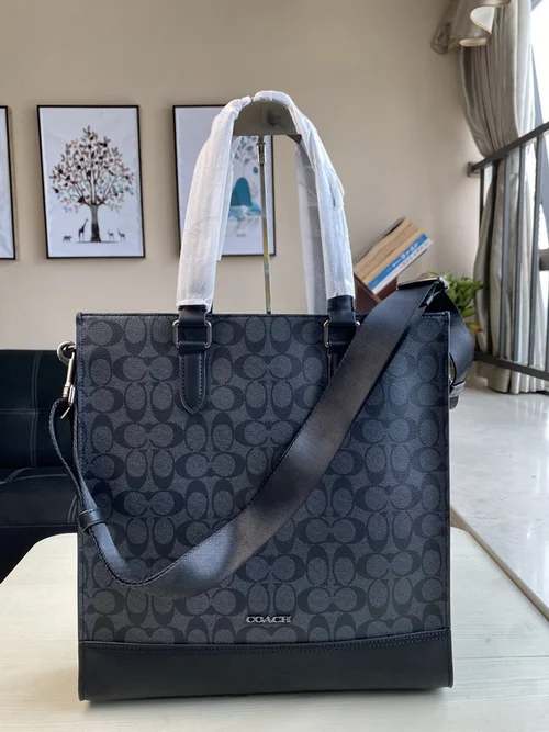 11 Coach Large Tote Bag Women Luxury Canvas Leather Designer