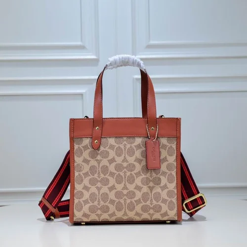 11 Coach Large Tote Bag Women Luxury Canvas Leather Designer