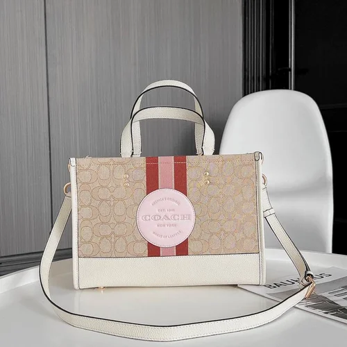 11 Coach Large Tote Bag Women Luxury Canvas Leather Designer