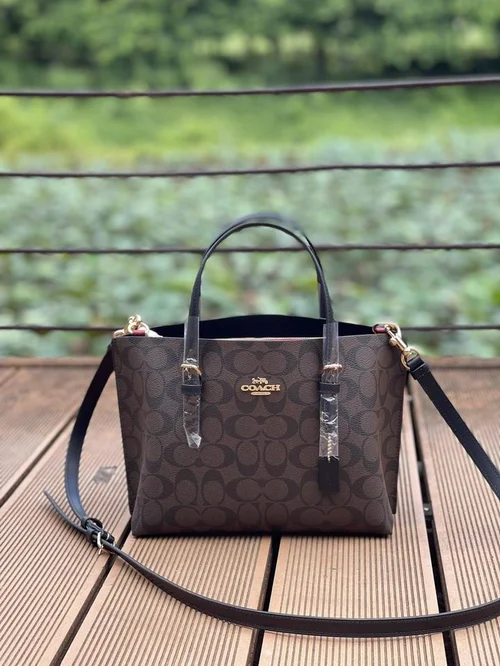 11 Coach Large Tote Bag Women Luxury Canvas Leather Designer