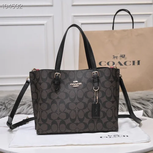 11 Coach Large Tote Bag Women Luxury Canvas Leather Designer