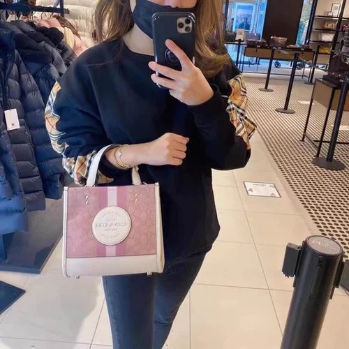 11 Coach Large Tote Bag Women Luxury Canvas Leather Designer